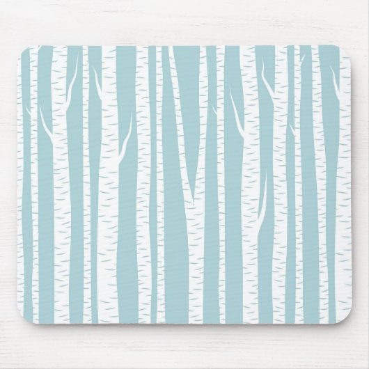 Het Blauw van de Bomen van de berk Muismat (Voorkant)