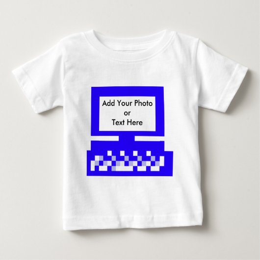 Het blauw van de Computer van de Afbeeldingen van (Voorkant)