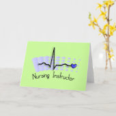 Het Blauw van de Instructeur QRS van de verzorging Kaart (Gele Bloem)