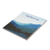 Het Blauw van de Jaspis van Banff Tegeltje (Zijkant)