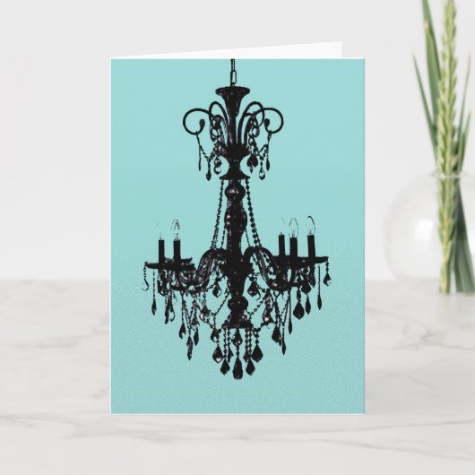 Het Blauw van de kroonluchter Kaart (Voorkant)