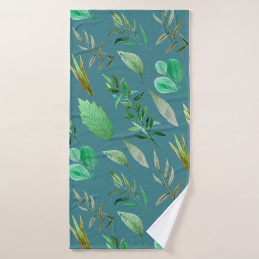 Het Blauw van de lei of het Blauw van het Staal Badhanddoek (Badhanddoek)