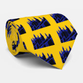 Het Blauw van de Spiralen van de Bouw van Oxford E Stropdas (Opgerold)