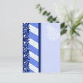 Het Blauw van de winter Briefkaart (Staand voorkant)