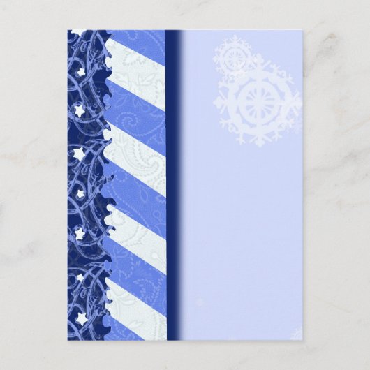 Het Blauw van de winter Briefkaart (Voorkant)