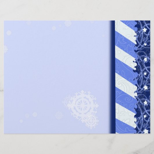 Het Blauw van de winter Flyer (Voorkant)