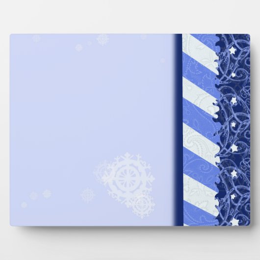 Het Blauw van de winter Fotoplaat (Voorkant)
