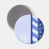 Het Blauw van de winter Magneet (Voorkant / Achterkant)