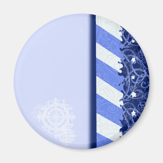 Het Blauw van de winter Magneet (Voorkant)