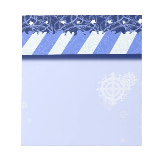 Het Blauw van de winter Notitieblok (Voorkant)