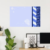 Het Blauw van de winter Poster (Thuiskantoor)