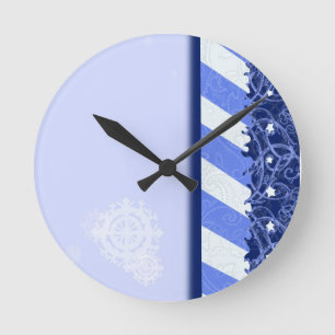 Het Blauw van de winter Ronde Klok