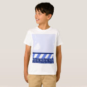 Het Blauw van de winter T-shirt (Voorkant volledig)