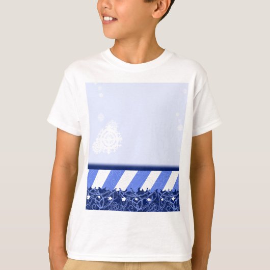 Het Blauw van de winter T-shirt (Voorkant)