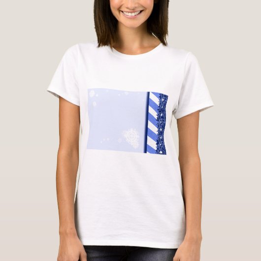 Het Blauw van de winter T-shirt (Voorkant)