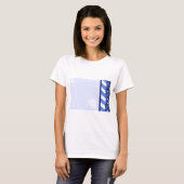 Het Blauw van de winter T-shirt (Voorkant volledig)