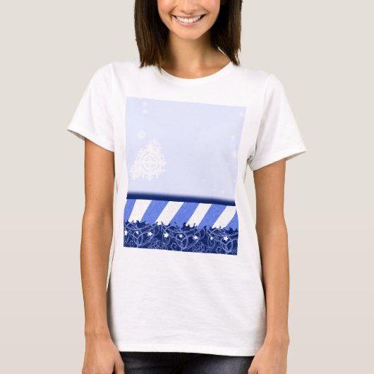 Het Blauw van de winter T-shirt (Voorkant)