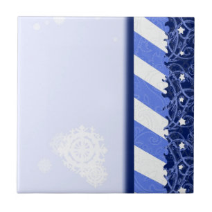 Het Blauw van de winter Tegeltje