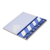 Het Blauw van de winter Tegeltje (Zijkant)