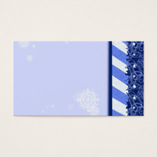 Het Blauw van de winter Visitekaartje