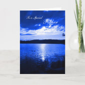 Het Blauw van de Zonsondergang van vaderdag - voor Kaart (Voorkant)
