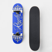 Het Blauw van het Dek van het Skateboard van de ro (Voorkant)
