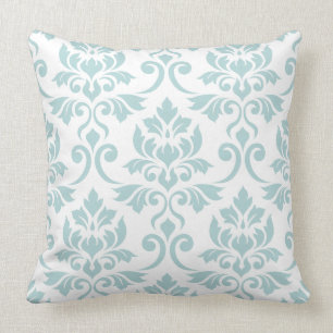 Het Blauw van het Ei van de Eend van het Patroon Kussen