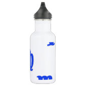 Het Blauw van het Patroon van de Maagd Waterfles (Rechts)