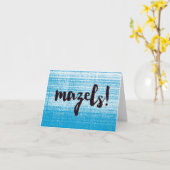 Het Blauw van Mazels Kaart (Gele Bloem)