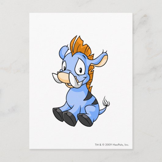 Het Blauw van Moehog Briefkaart (Voorkant)