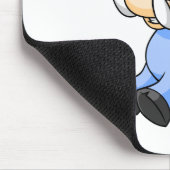 Het Blauw van Moehog Muismat (Hoek)