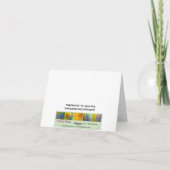 Het Blauw van riddersporen Kaart (Achterkant)