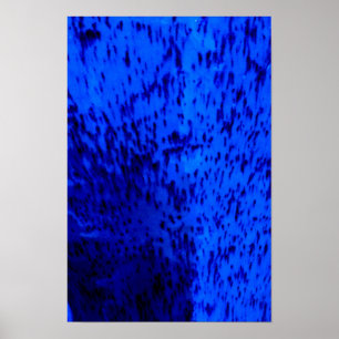 Het Blauwe Aardewerk van het kobalt Poster