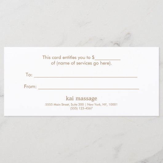 Het blauwe Abstracte Certificaat van de Gift van (Achterkant)