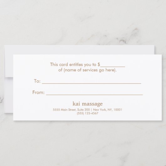 Het blauwe Abstracte Certificaat van de Gift van (Achterkant)