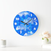 Het blauwe Aquarium van Vissen Grote Klok (Huis)
