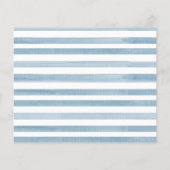 Het blauwe Baby shower van de Waterverf Whale Boy (Achterkant)