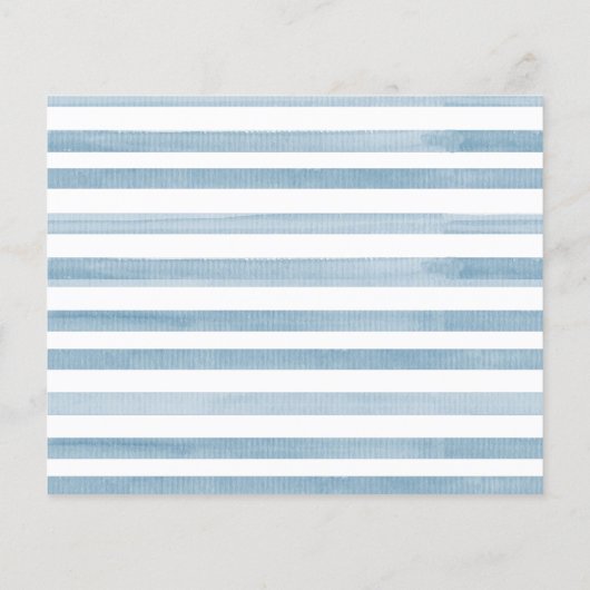 Het blauwe Baby shower van de Waterverf Whale Boy (Achterkant)