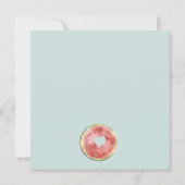 Het blauwe Baby shower van onze kleine Melon Water Kaart (Achterkant)