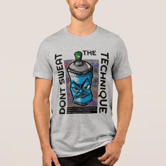 het blauwe blik DJ-shirt 2 Tri-Blend Shirt