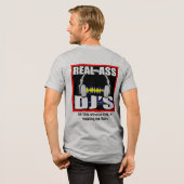het blauwe blik DJ-shirt 2 Tri-Blend Shirt (Voorkant)