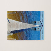 Het Blauwe Boot House Crawley Australië Legpuzzel (Horizontaal)