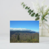 Het blauwe Brede rijweg met mooi aangelegd Briefkaart (Staand voorkant)