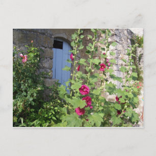 Het blauwe briefkaart van de deurProvence