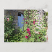 Het blauwe briefkaart van de deurProvence (Voorkant)