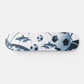 Het blauwe dolfijnenskateboard skateboard (Horizontaal)
