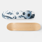 Het blauwe dolfijnenskateboard skateboard (Horizontaal)