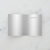 Het blauwe Doopsel van het Juweel van de Fonkeling Bedankkaart (Binnen)