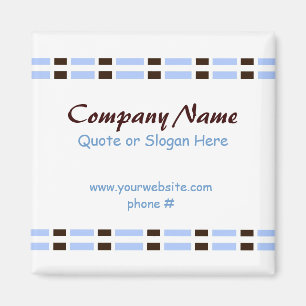 Het Blauwe en Chocolade Ontwerp van de Kantoor van Magneet