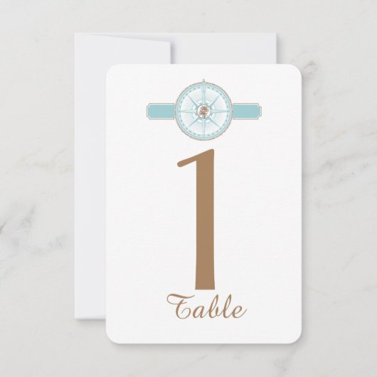 Het blauwe en goudbruine Roos van de Bindingstabel Kaart (Achterkant)